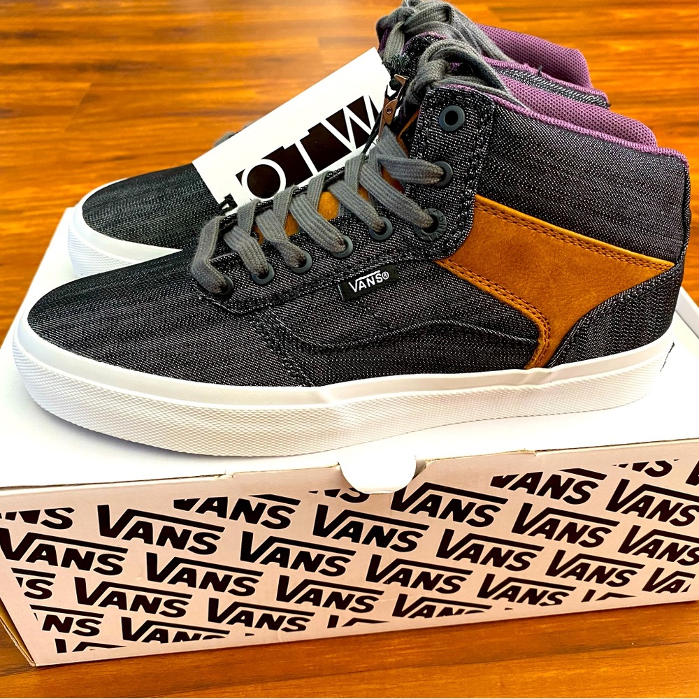Vans Bedford Denim (Black/Brown) - Men’s 6.5/Women’s 8